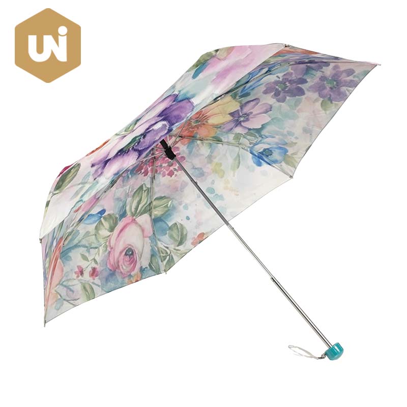 Umbrelă de ploaie 6K Compact Super Mini cu 3 secțiuni
