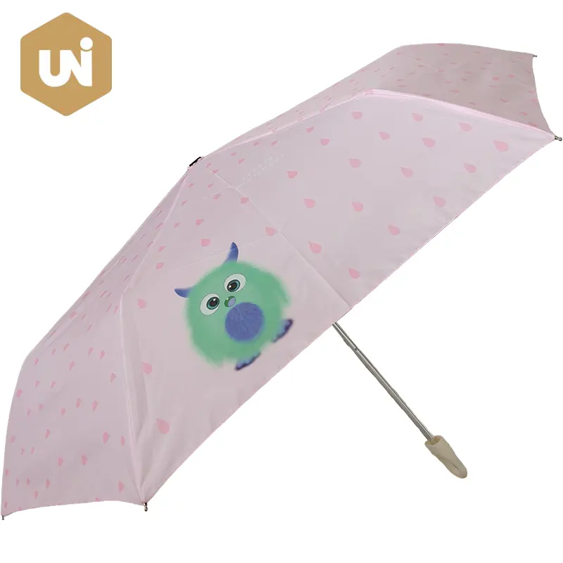 Umbrelă deschisă manuală pliabilă cu animale ușoare și adorabile