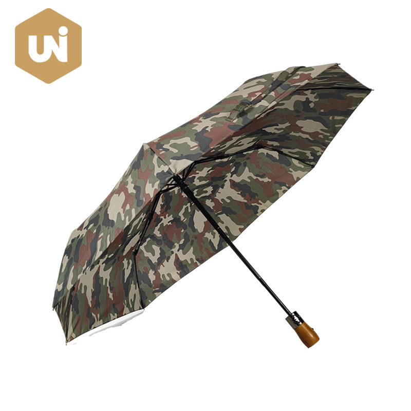 Camuflaj Gent Folding Auto Deschidere și Închidere Umbrelă