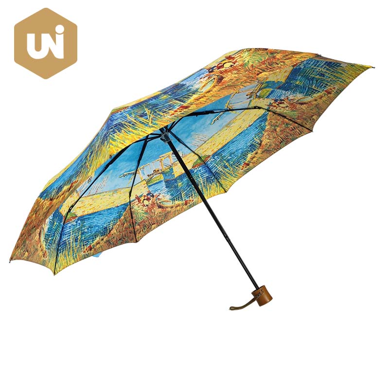 Cartoon Printing Super Mini Umbrelă de ploaie cu 3 secțiuni