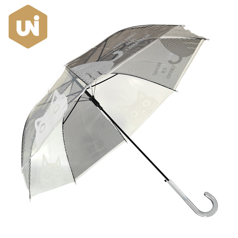 Umbrelă de ploaie POE clară