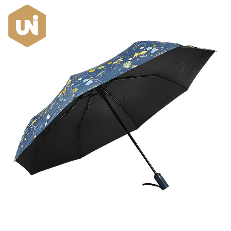 Umbrelă pliabilă cu protecție UV cu deschidere automată și închidere automată