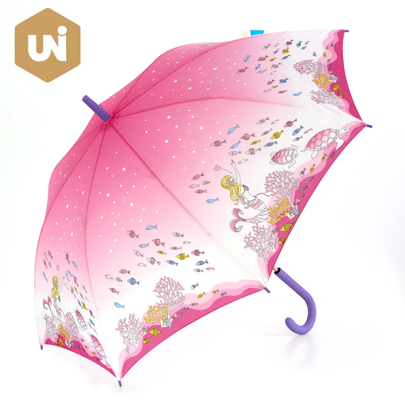Umbrelă color imprimată